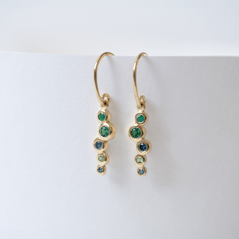 DCE10-18Y-GREENS-36PT-Dower-and-Hall-18k-Yellow-Emerald-Green-Small-Cascade-Earrings