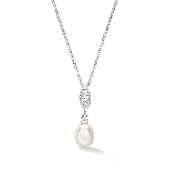 LUP42-S-WP-Dower-and-Hall-Sterling-Silver-Marquise-and-Oval-White-Pearl-Pendant