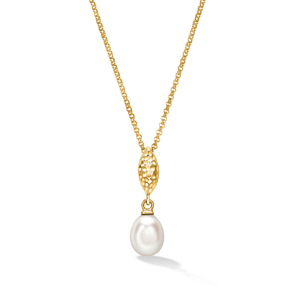 LUP42-V-WP-Dower-and-Hall-Yellow-Gold-Vermeil-Marquise-and-Oval-White-Pearl-Pendant