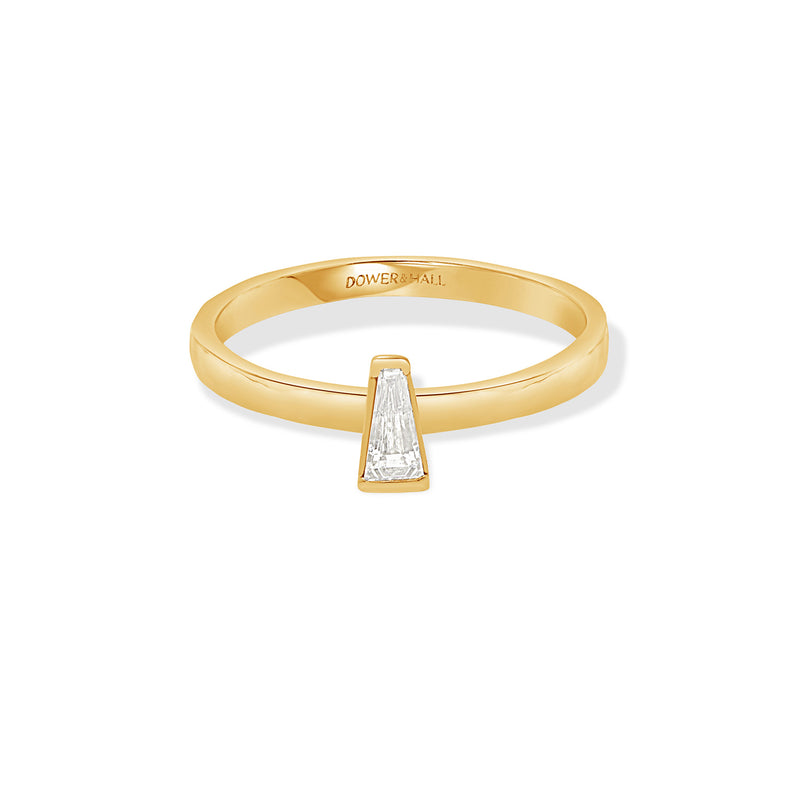 NTR26-14Y-DIA-Dower-and-Hall-14k-Yellow-Gold-Hammered-Narrative-Ring-with-Tapered-Baguette-Diamond-4