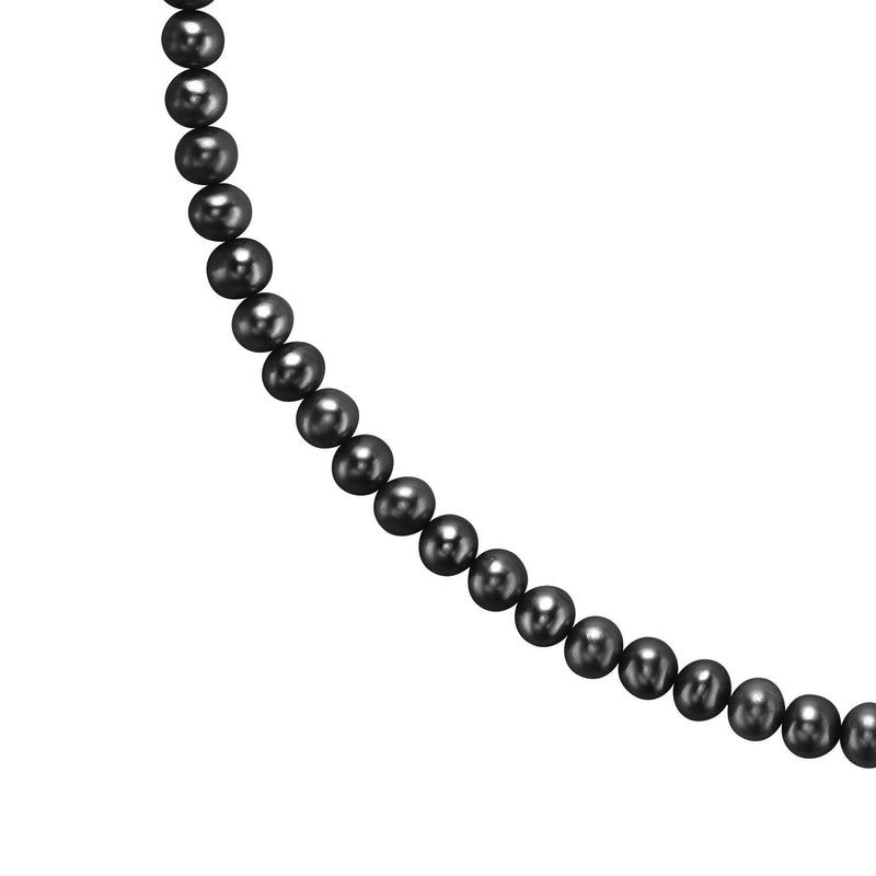 Dower-And-Hall-Men's-Black-Freshwater-Pearl-Necklace-4