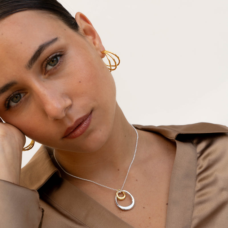 WFE15-V-Dower-and-Hall-Yellow-Gold-Vermeil-Large-Triple-Row-Waterfall-Hoops-1
