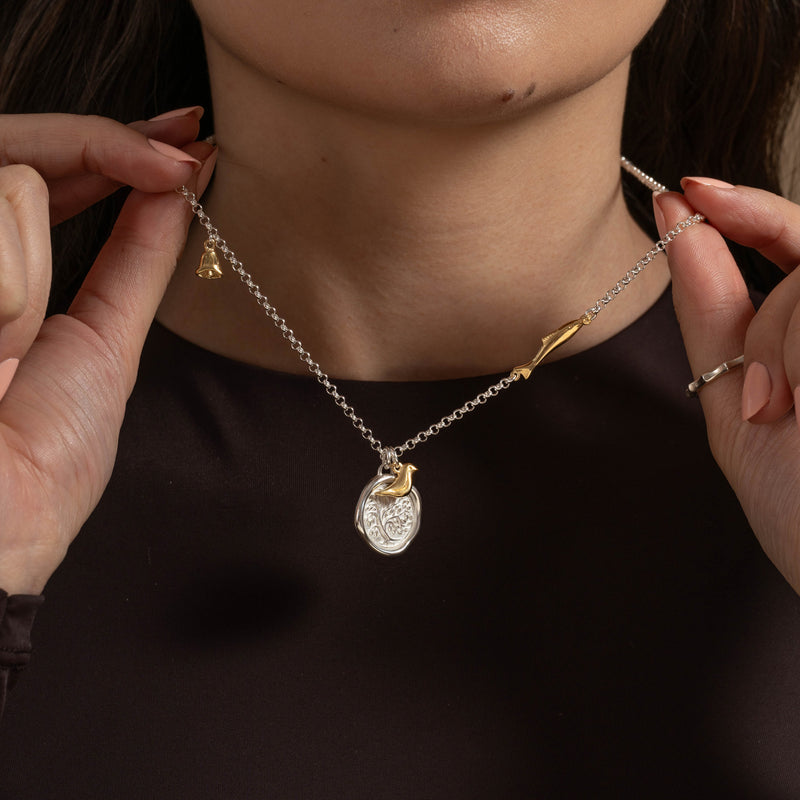 TSP20-S-V-Dower-and-Hall-Sterling-Silver-and-Gold-Vermeil-The-Glasgow-Flourish-Talisman-Necklace-1