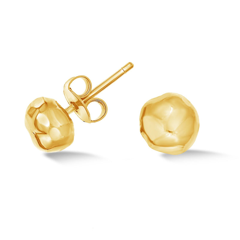 Men's Medium Single Signature Nugget Stud