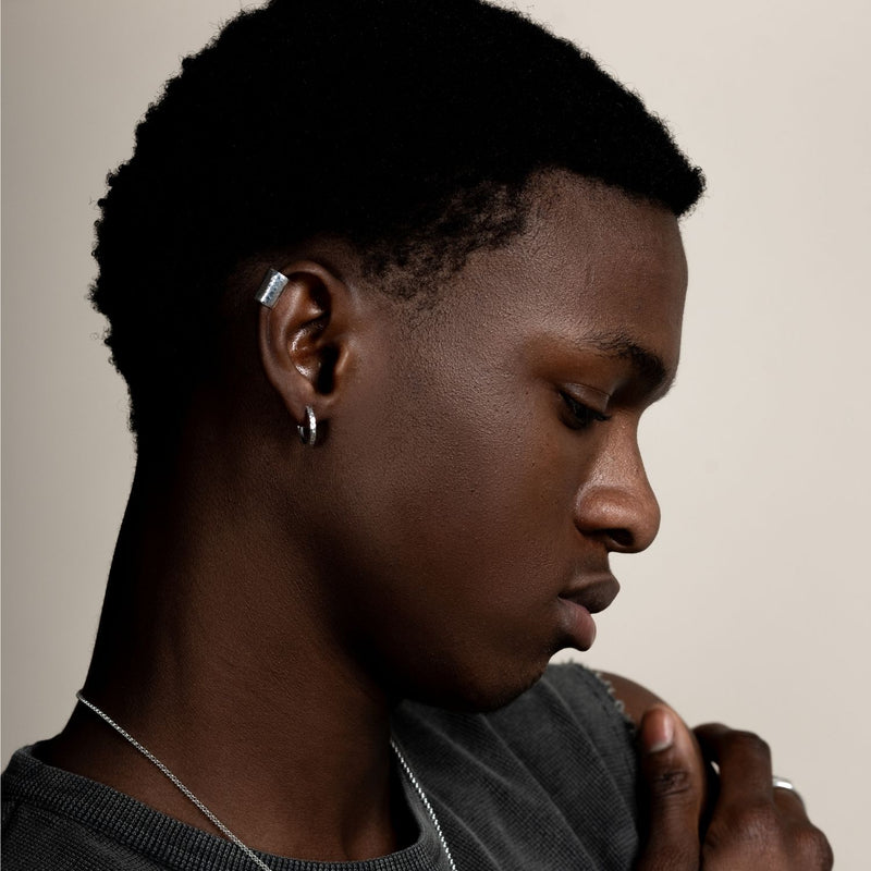 Men's Long Straight Nomad Ear Cuff