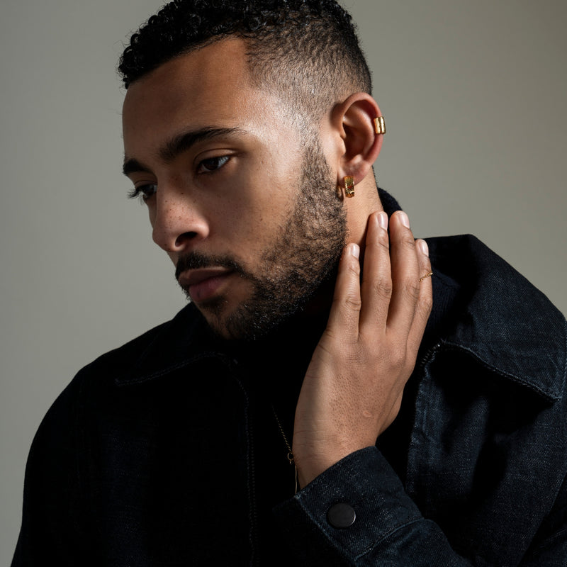 Men's Long Straight Nomad Ear Cuff