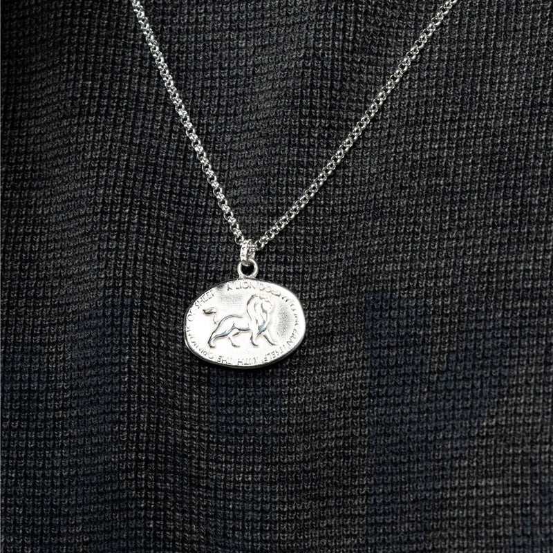 Men's Inspiring Lion Talisman Necklace