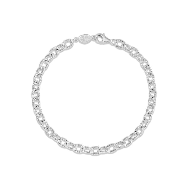 Men's Chunky Millie-Grain Chain Bracelet