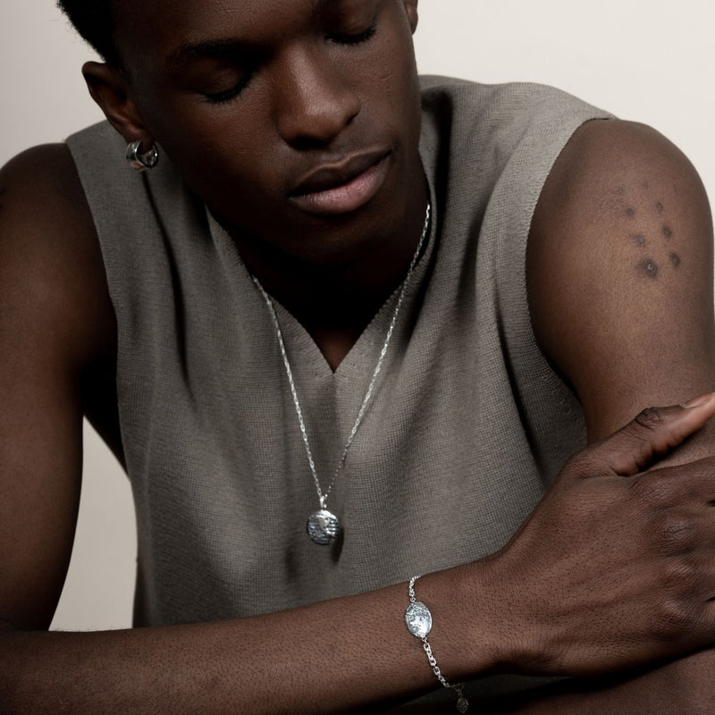 Men's One World Talisman Chain Bracelet