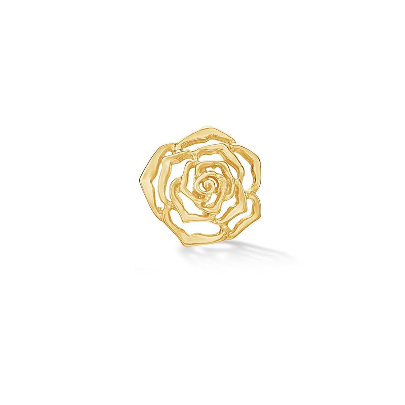 Men's Single 10mm Wild Rose Flower Stud