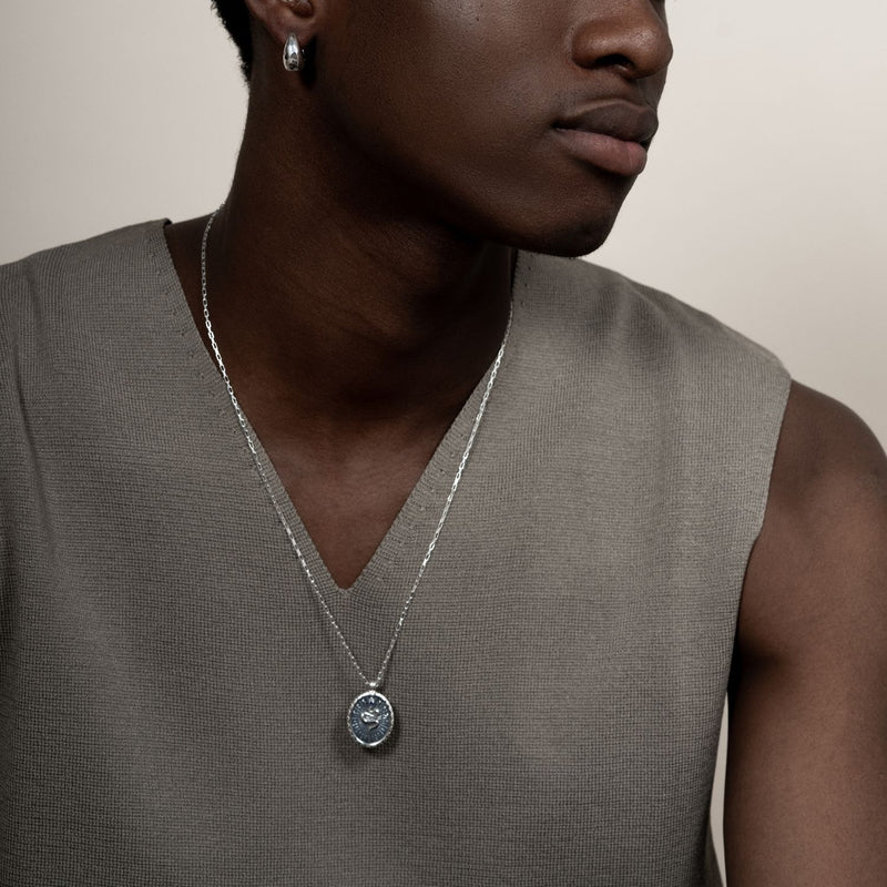 Men's Snake Talisman Necklace