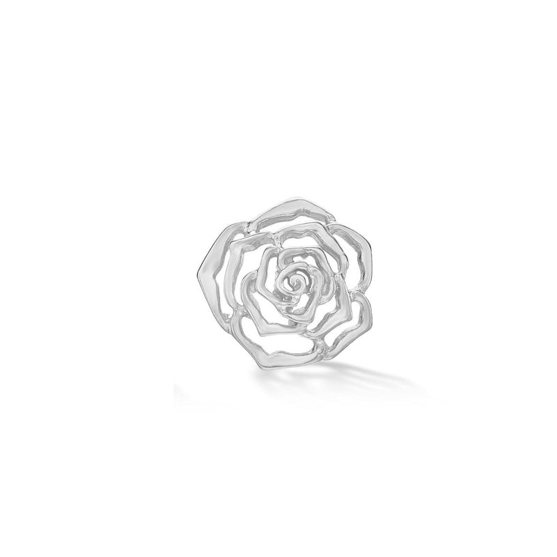 Men's Single 10mm Wild Rose Flower Stud