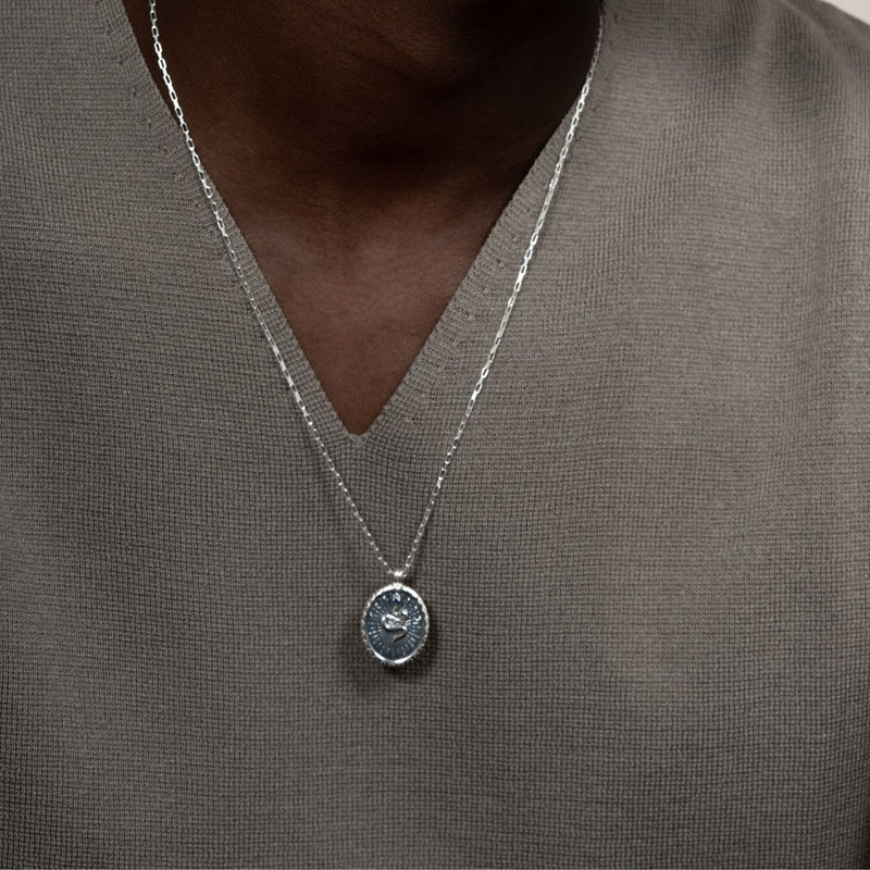 Men's Snake Talisman Necklace