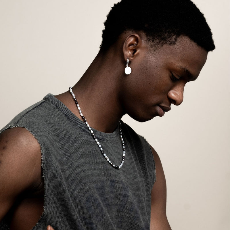 Men's Single Nomad Keshi Luna Pearl Hoop