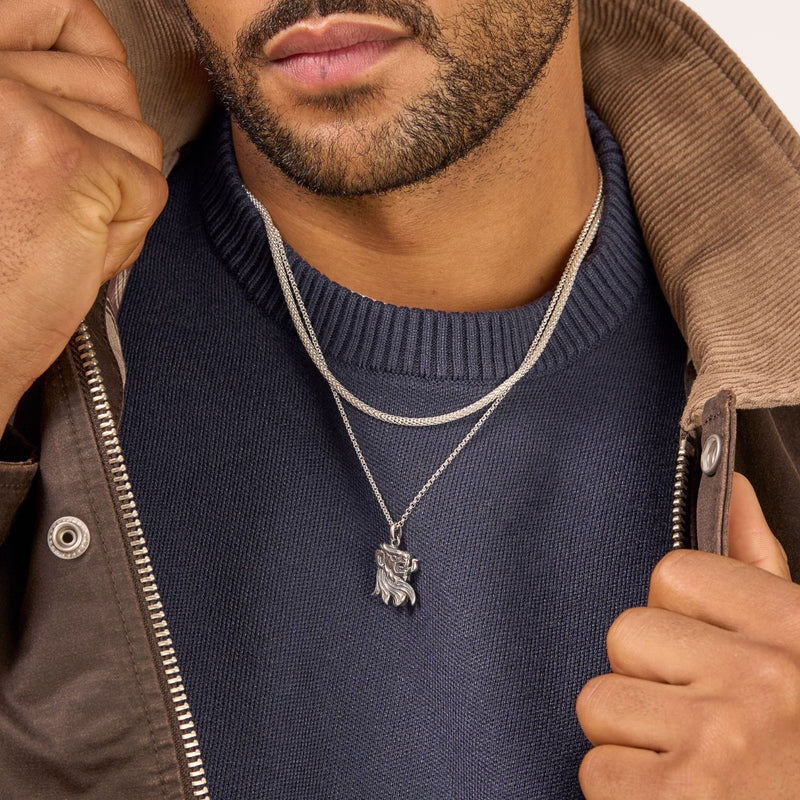 Men's Lion's Head Talisman Pendant