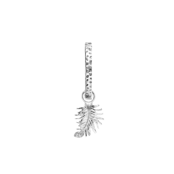 Pandora feather drop earrings sale