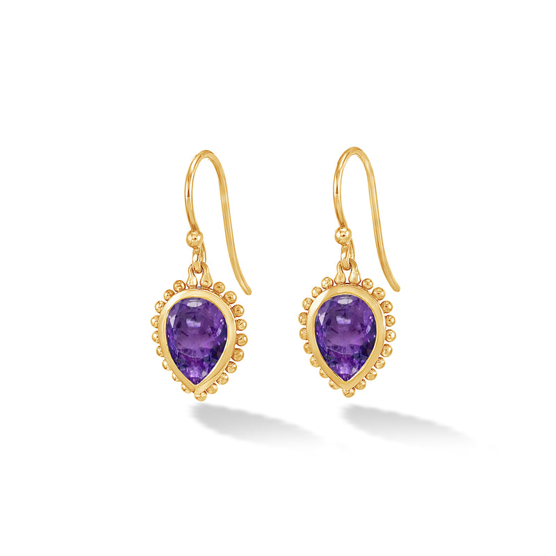    ANE19-14Y-AME-Dower-and-Hall-14k-Yellow-Gold-Anemone-Large-Teardrop-Earrings-with-Amethyst
