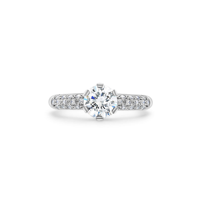 Angel Diamond Engagement Ring