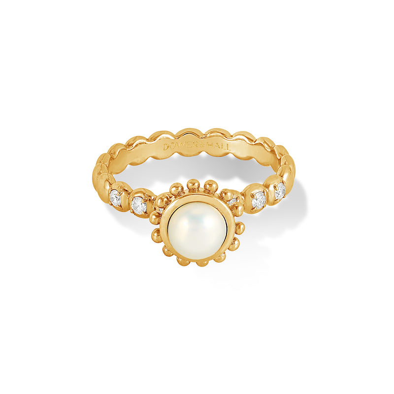     ANR1-14Y-WP-Dower-and-Hall-14k-Yellow-Gold-Anemone-Ring-with-White-Pearl-1