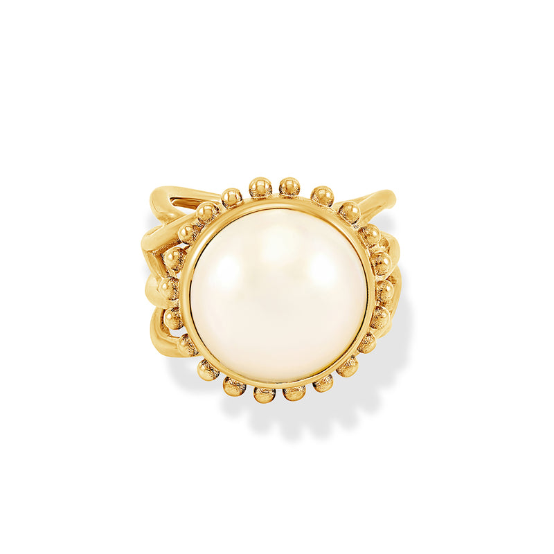 ANR10-14Y-WP-Dower-and-Hall-14k-Yellow-Gold-Anemone-Ring-with-Large-Mabe-Pearl-1