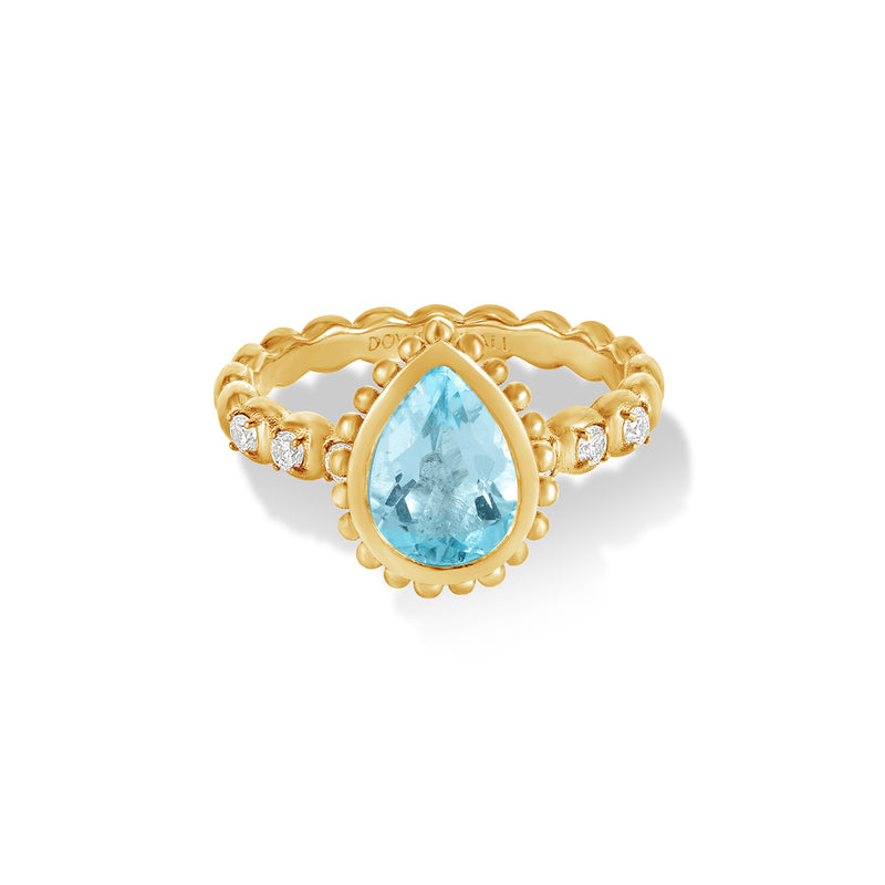     ANR7-14Y-BT-Dower-and-Hall-14k-Yellow-Gold-Anemone-Ring-Teardrop-Ring-with-Blue-Topaz-1