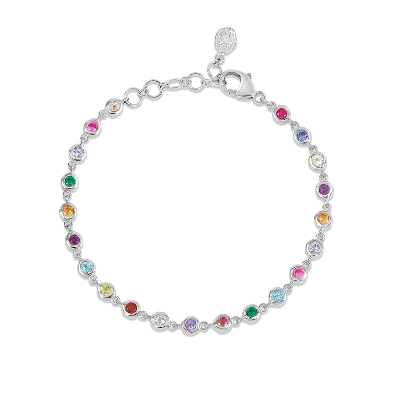 Array Gemstone Line Bracelet