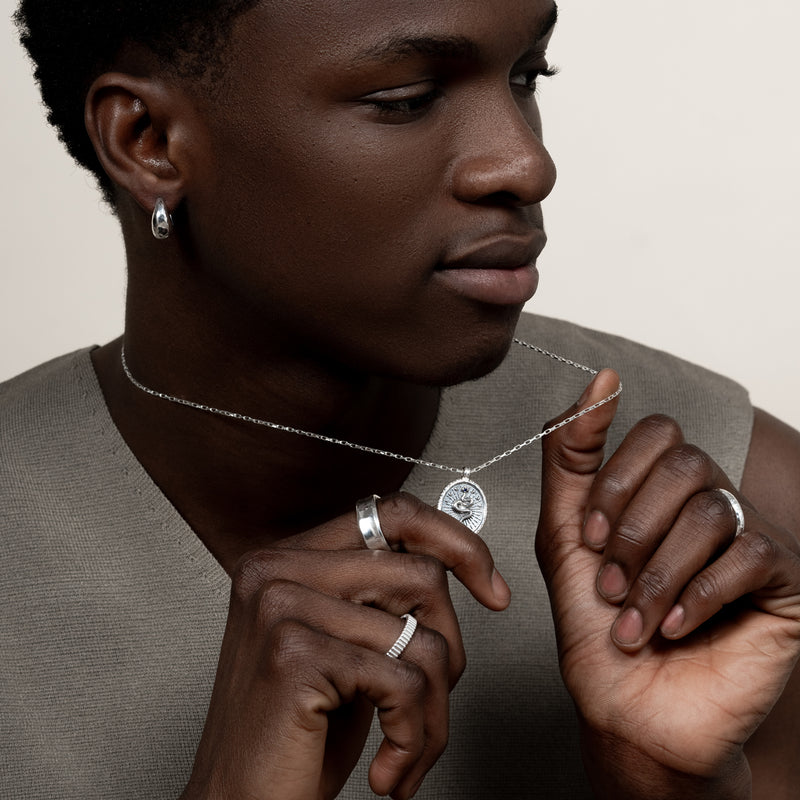 Men's Snake Talisman Necklace