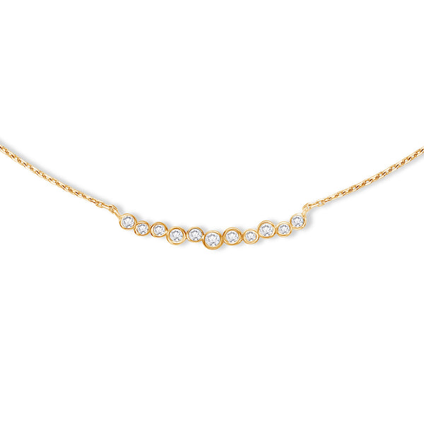 DCN12-18Y-DIA-50PT-Dower-and-Hall-18k--Yellow-Gold-and-Diamond-Medium-Cascade-Bar-Necklace