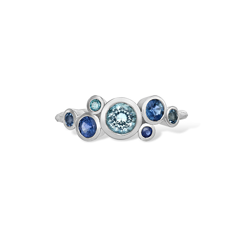DDR47-18W-BLUES-Dower-and-Hall-18k-White-Gold-Sapphire-and-Aquamarine-Cascade-Cluster-Ring-1