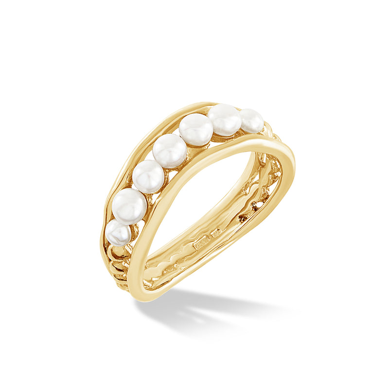 DEWR76-9Y-WP-Dower-and-Hall-9k-Yellow-Gold-and-Pearl-Waterfall-Ring
