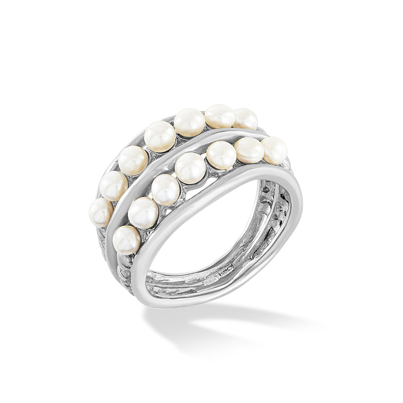 DEWR77-9W-WP-Dower-and-Hall-9k-White-Gold-Double-Row-Pearl-Waterfall-Ring