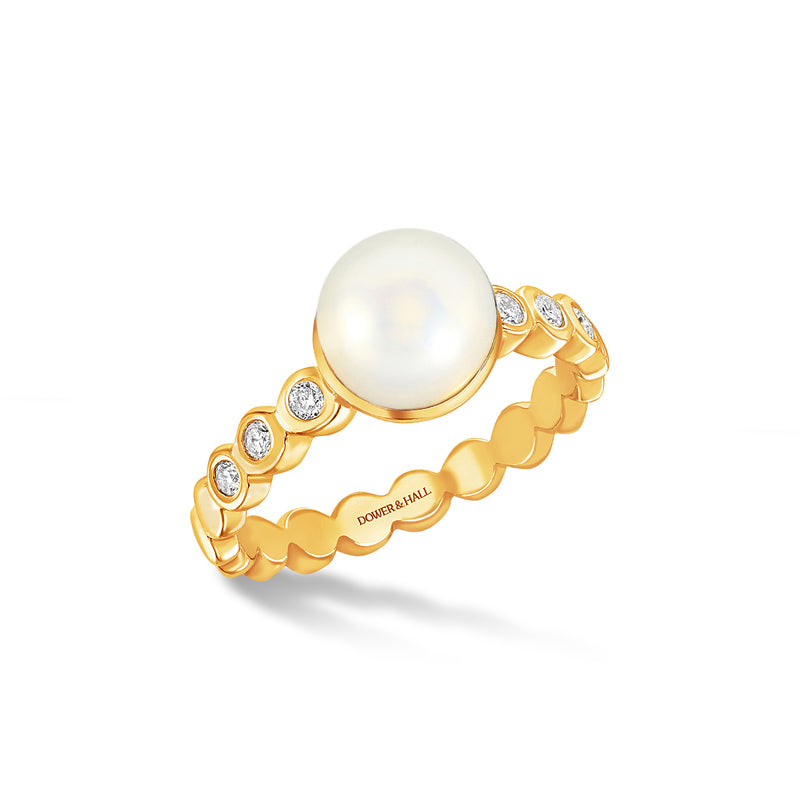 DEWR80-14Y-DIA-WP-Dower-and-Hall-14k-Yellow-Gold-Solitaire-Pearl-Dewdrop-Ring