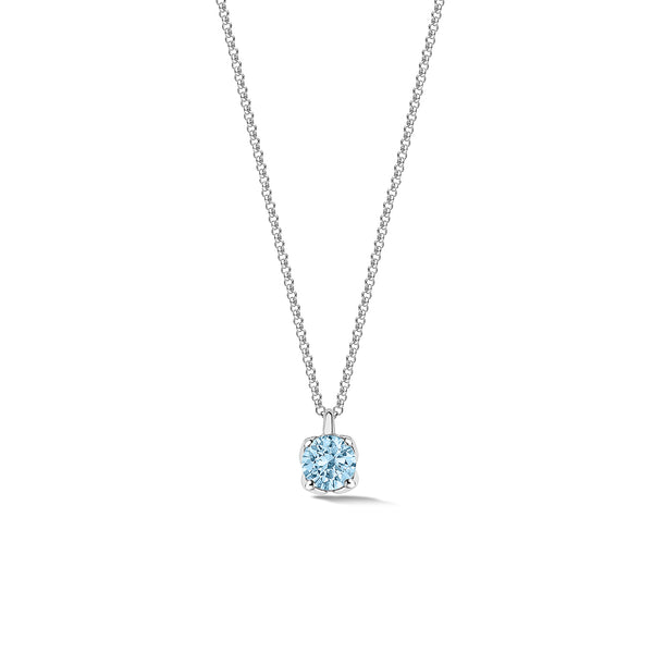 18k Aquamarine Stargazer Pendant - 0.90ct
