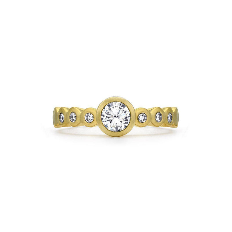 Dotty Solitaire Diamond Engagement Ring - 0.40ct