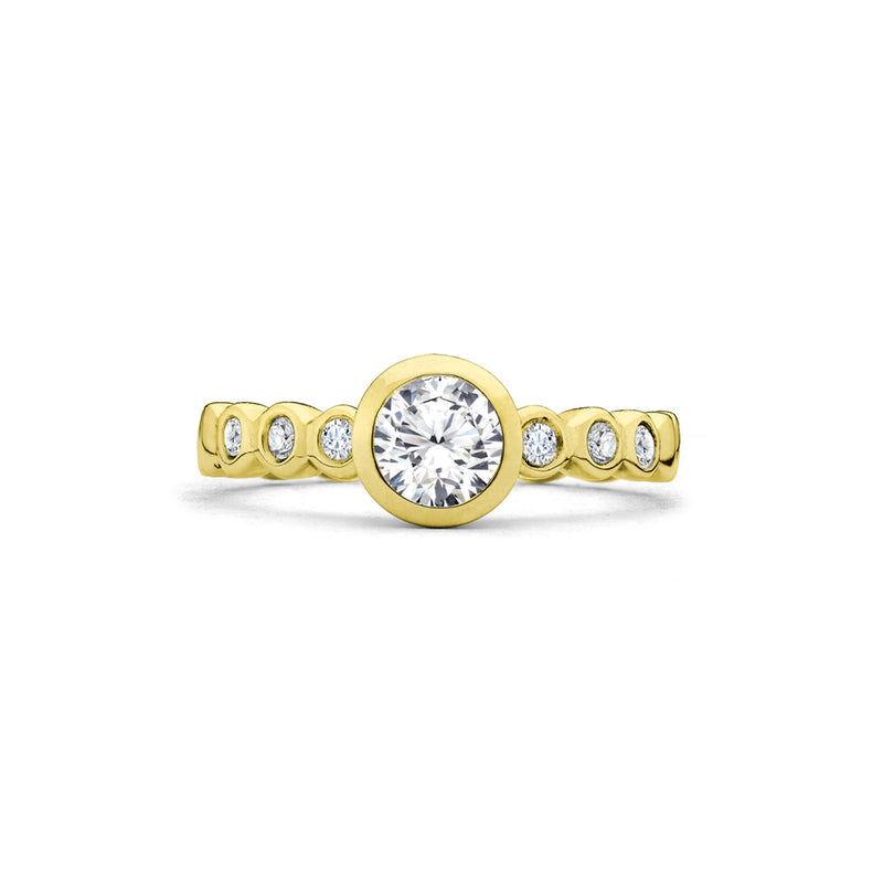 Dotty Round Diamond Solitaire Engagement Ring - 0.70ct