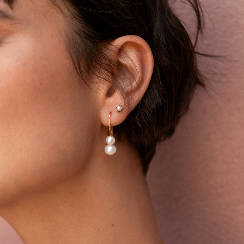 9k 3mm Freshwater Pearl Single Labret