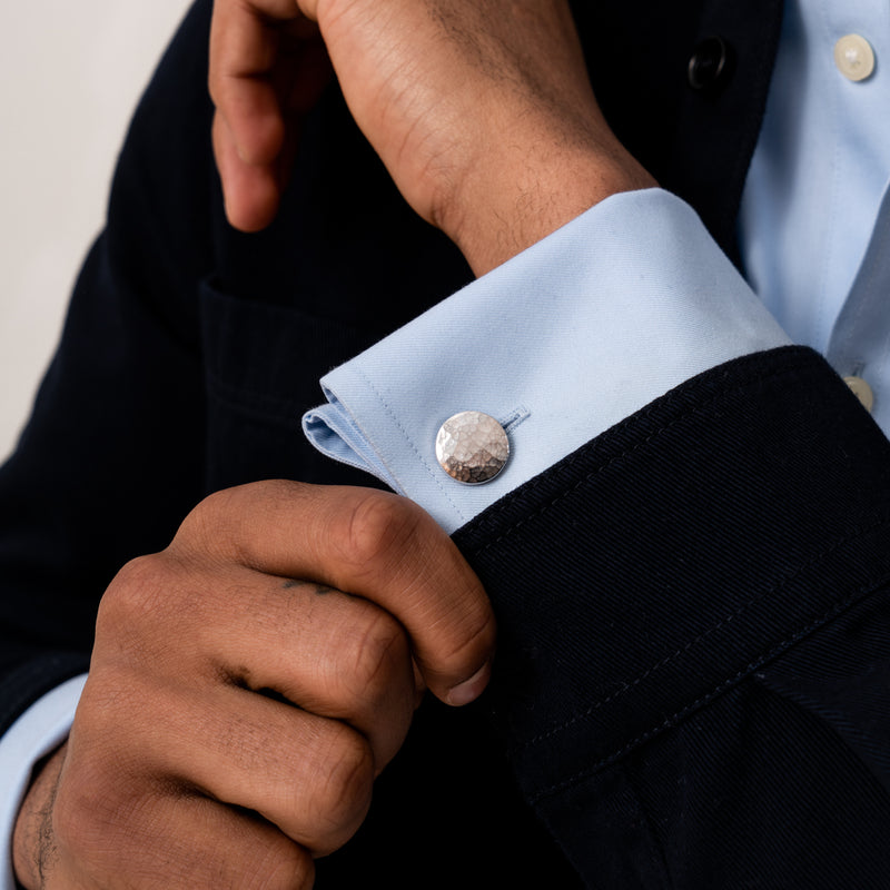 Dower-and-Hall-Round-Engravable-Nomad-Cufflinks