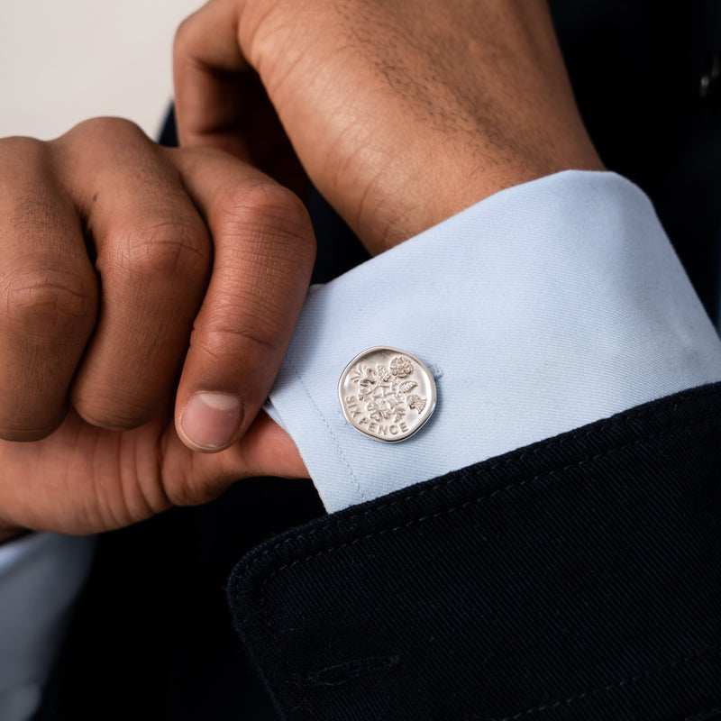 Dower-and-Hall-Lucky-Sixpence-Cufflinks