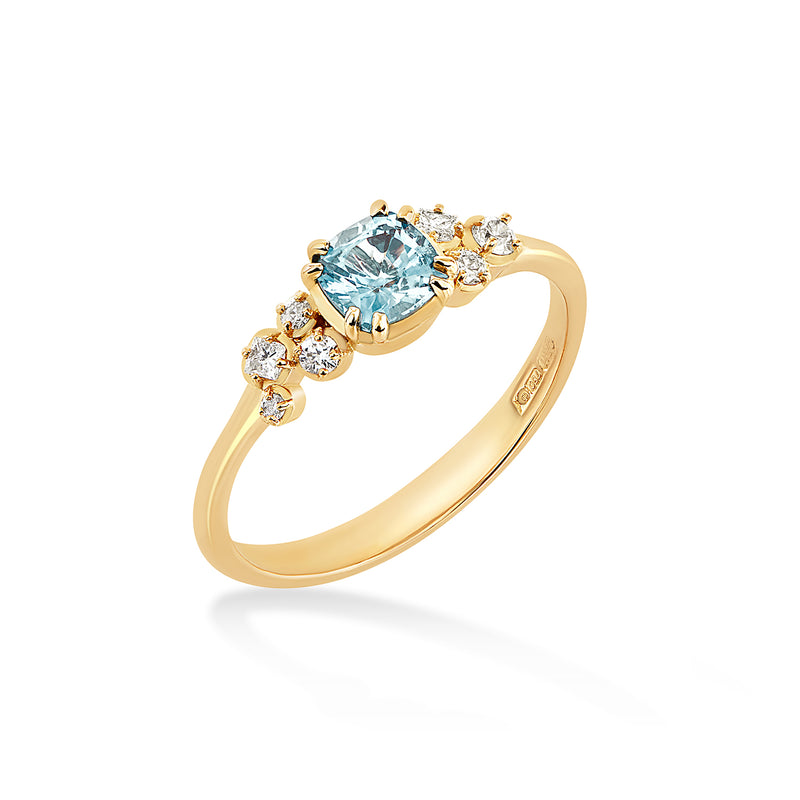 DSGR30-18Y-AQUA-DIA-55PT-Dower-and-Hall-18k-Yellow-Gold-5mm-Aquamarine-and-Diamond-Stargazer-Ring