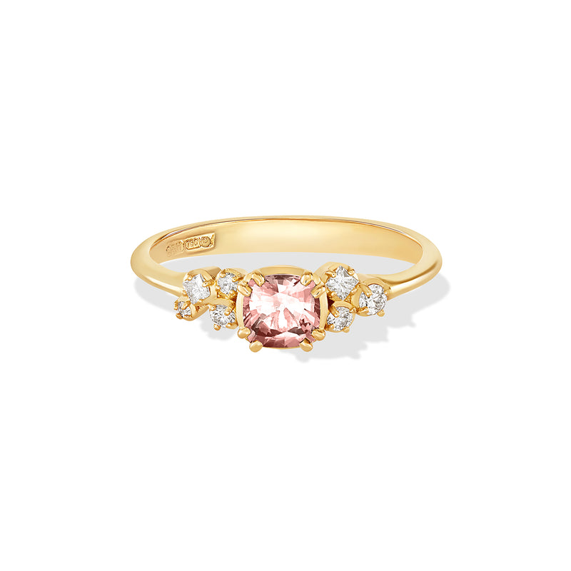    DSGR30-18Y-MORG-DIA-55PT-Dower-and-Hall-18k-Yellow-Gold-5mm-Morganite-and-Diamond-Stargazer-Ring-1