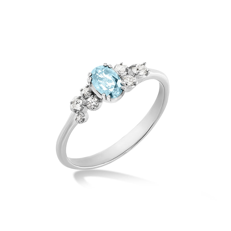    DSGR36-18W-AQUA-DIA-40PT-Dower-and-Hall-18k-White-Gold-Oval-Aquamarine-and-Diamond-Stargazer-Ring