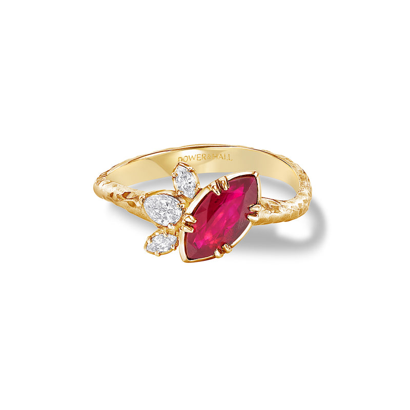     DSGR41-18Y-RUBY-DIA-Dower-and-Hall-18k-Yellow-Gold-Marquise-Ruby-and-Diamond-Stargazer-Ring_1