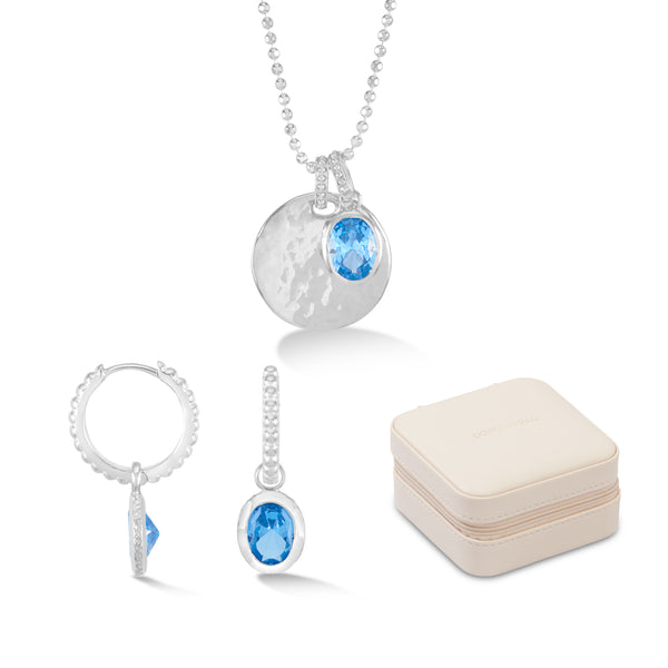 Dower-and-Hall-Sterling-Silver-Blue-Topaz-Disc-and-Hoops-Gift-Set
