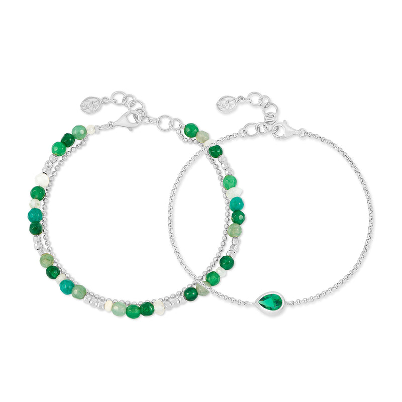 Evergreen Bracelet Stack