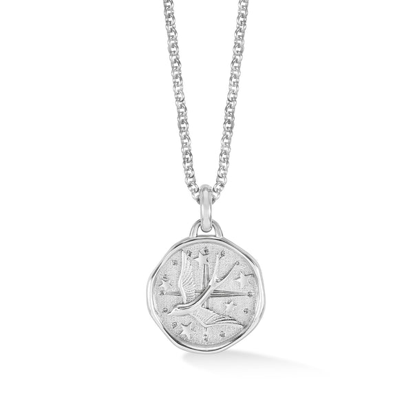 Flying Swallow Talisman Necklace