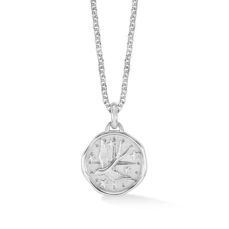 Flying Swallow Talisman Necklace