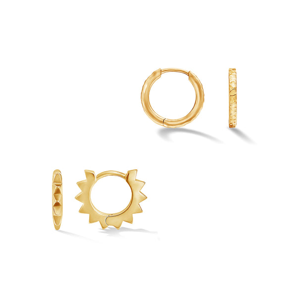 Star & Nomad Huggie Hoops Set