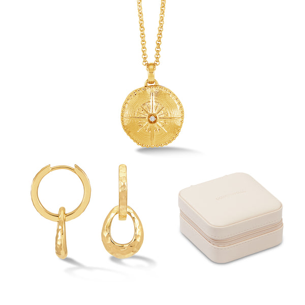    Dower-and-Hall-Yellow-Gold-Vermeil-True-North-Gift-Set
