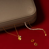 Large Soft Taupe Jewellery Case