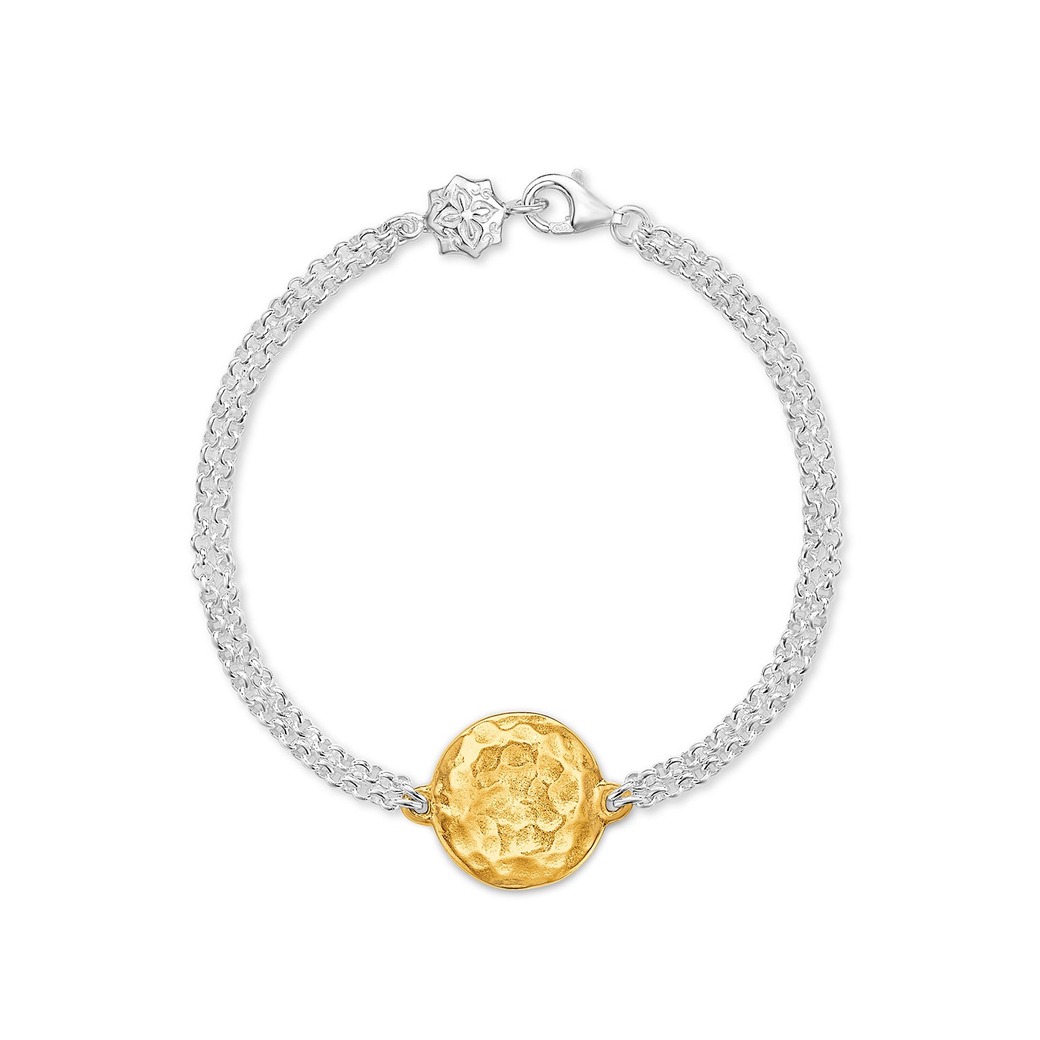 Engravable Disc Chain Bracelet